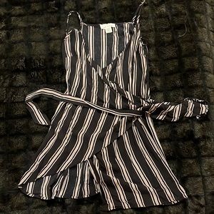 Lost in Lunar | Striped Wrap Dress